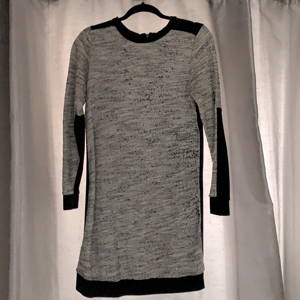 ZARA Boucle and black mini dress